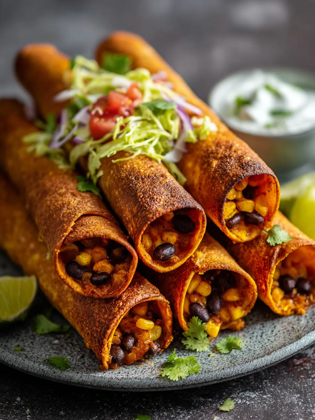 Easiest Vegan Taquitos Recipe in 10 Minutes First Image