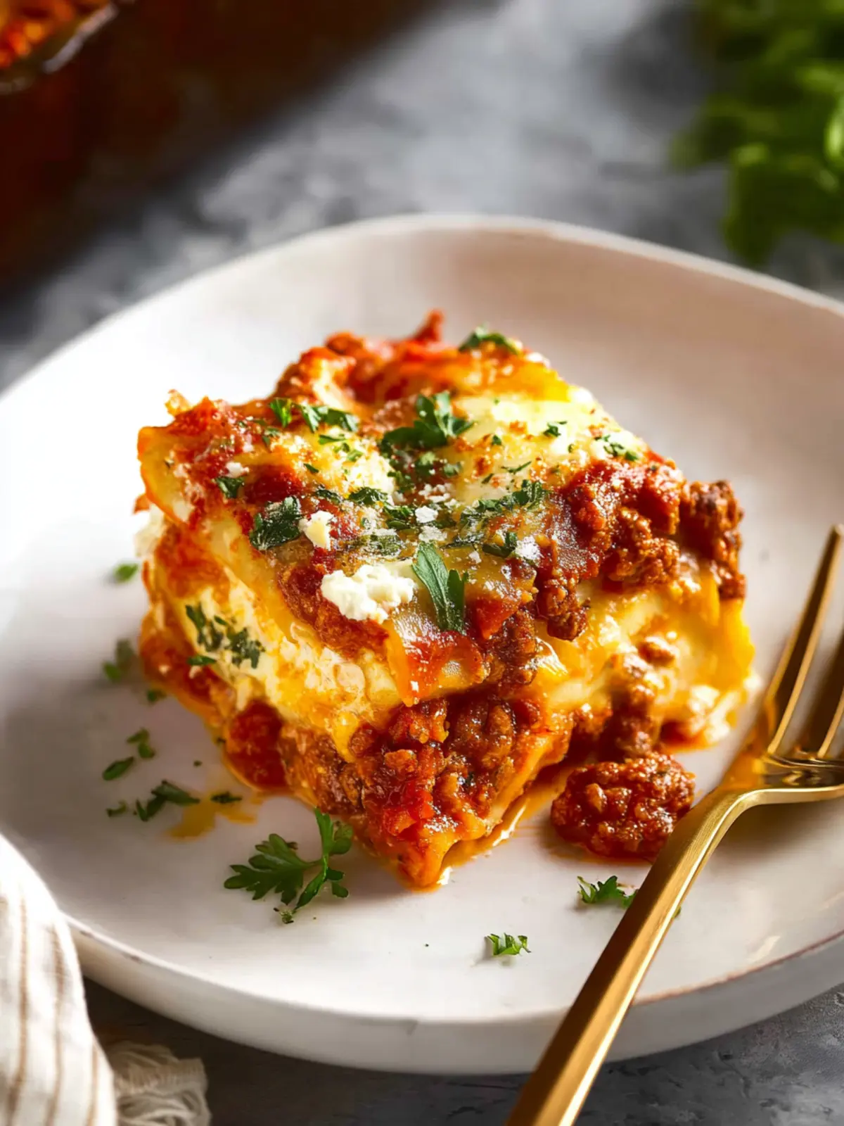 Best Cottage Cheese Lasagna First Image