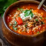 Easy Stuffed Pepper Soup Recipe: An Incredible 5-Ingredient Delight First Image