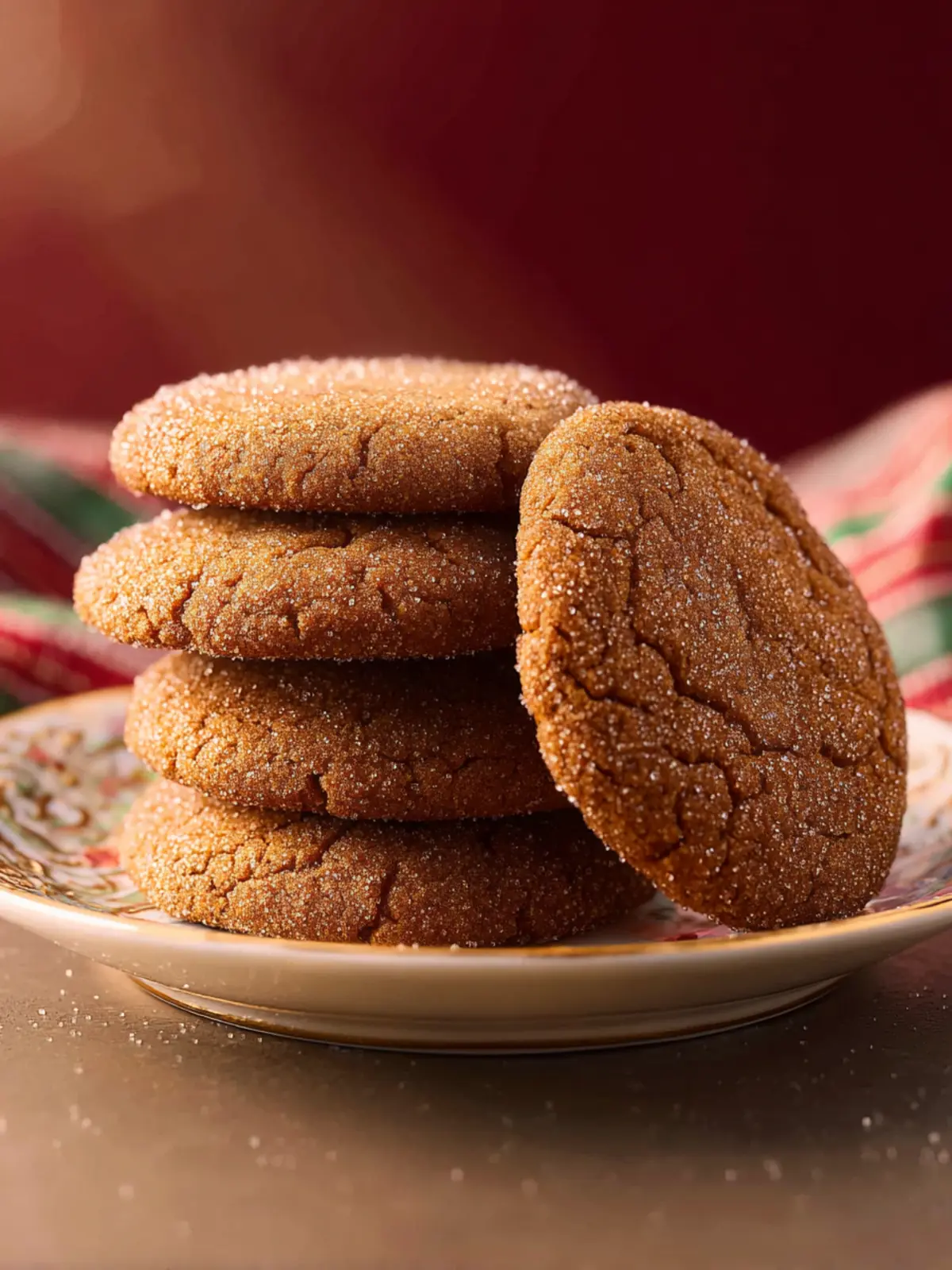 Gingersnap Cookies First Image