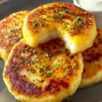 Cheesy potato pancakes First Image