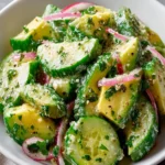 Cucumber Avocado Salad First Image