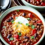 Ground Beef Chili with Olives (Instant Pot or Stovetop) First Image