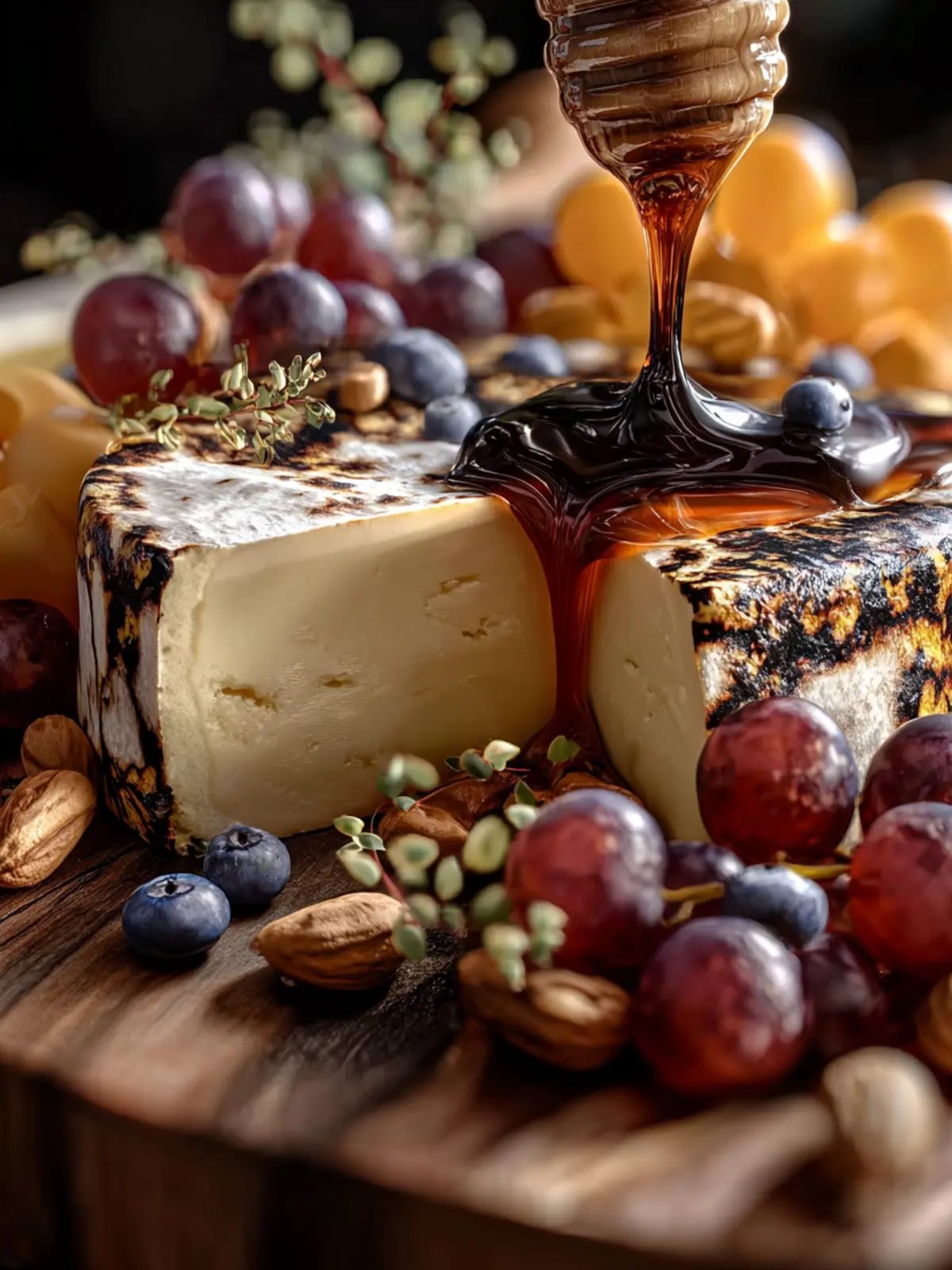 Irresistible Fall Cheese Board with Crackling Caramel First Image