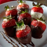 Chocolate Covered Cheesecake Strawberries Delight First Image