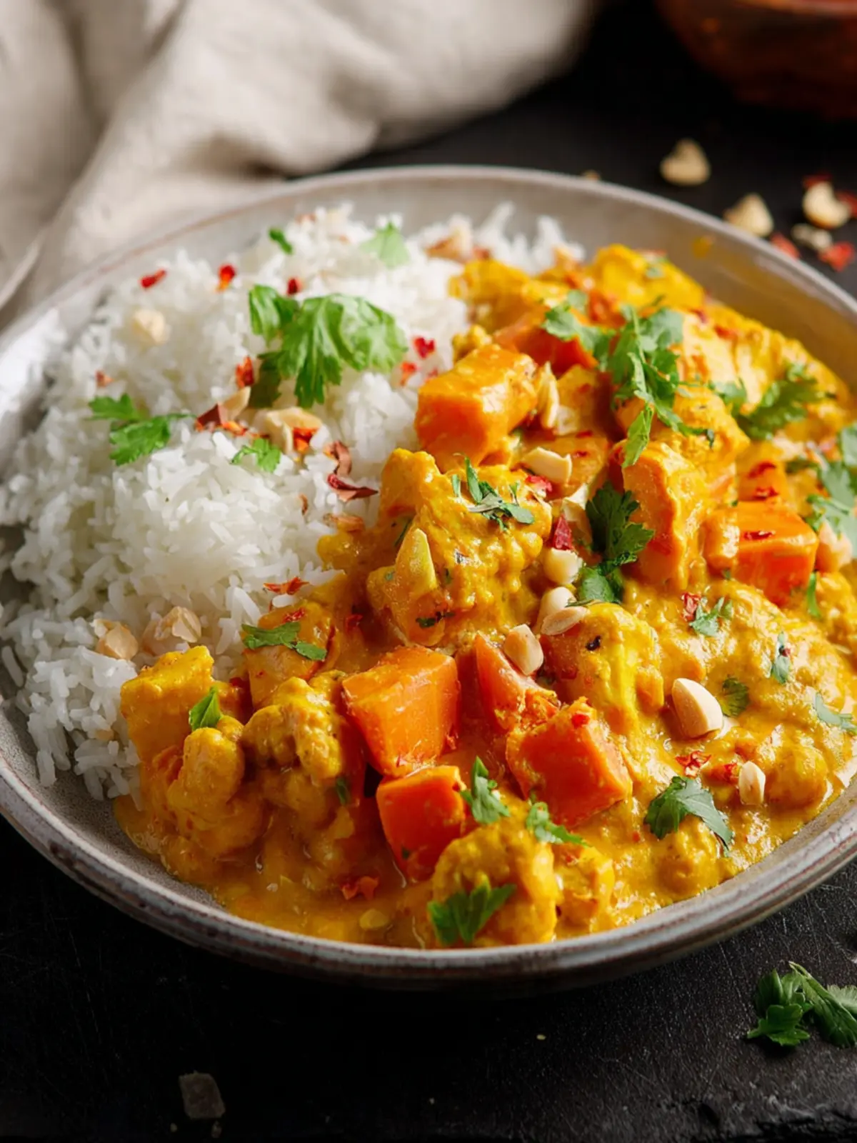 Vegan Vegetable Korma First Image