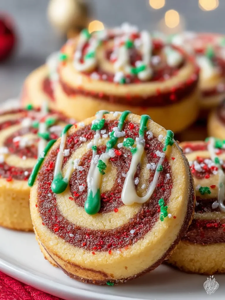 Christmas Pinwheel Cookies First Image