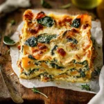 Roasted Butternut Squash Lasagna – with Spinach First Image