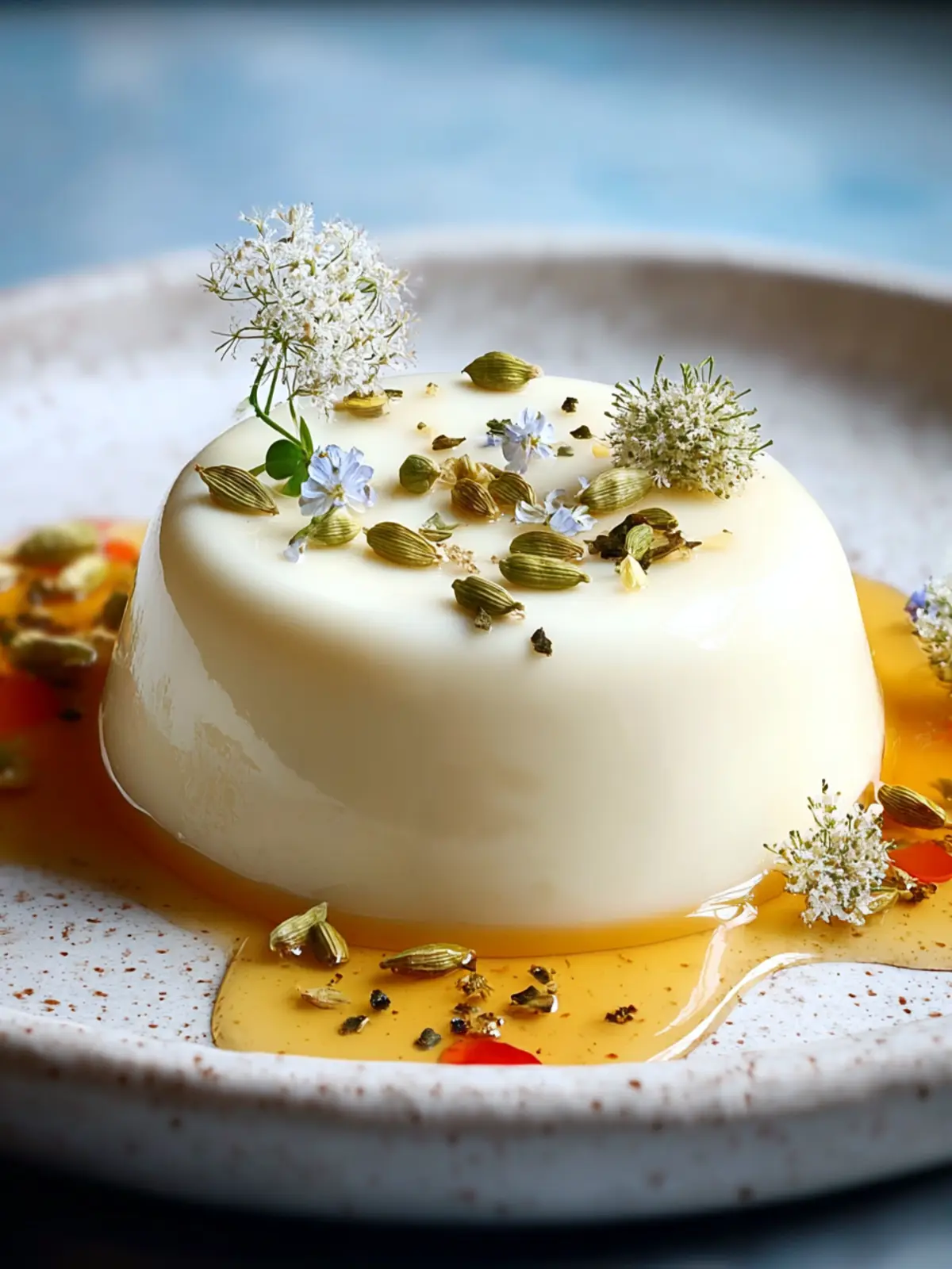 Irresistible Honey Cardamom Panna Cotta Recipe Delight First Image