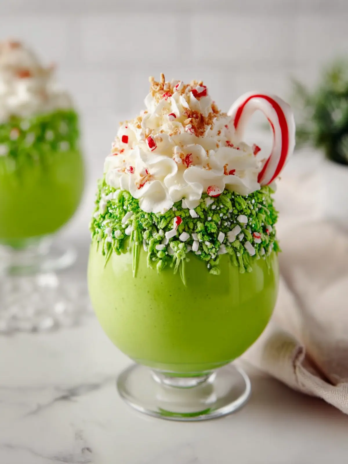 Grinch Milkshakes Festive Drink Recipe First Image