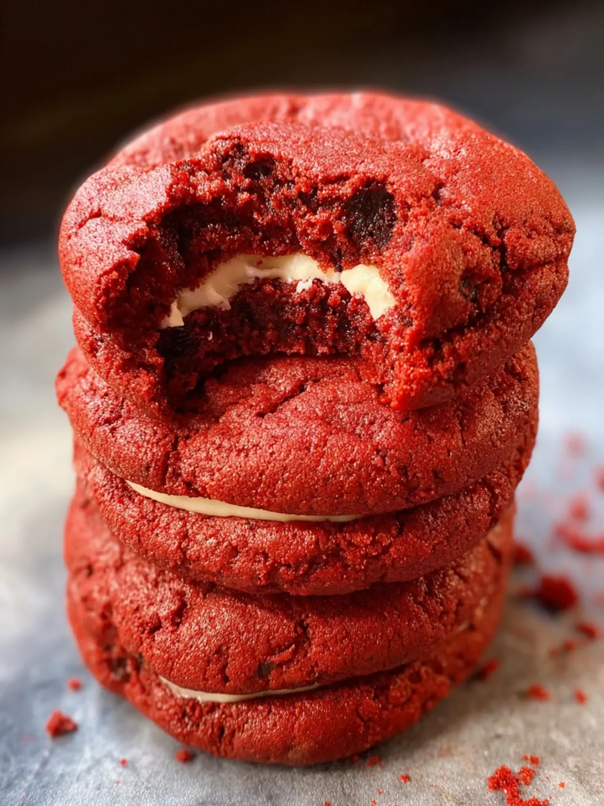 Stranger Things Red Velvet Oreo Cookies Recipe First Image
