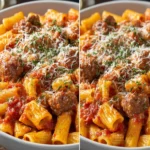 Spicy Sausage Rigatoni Dinner Recipe First Image