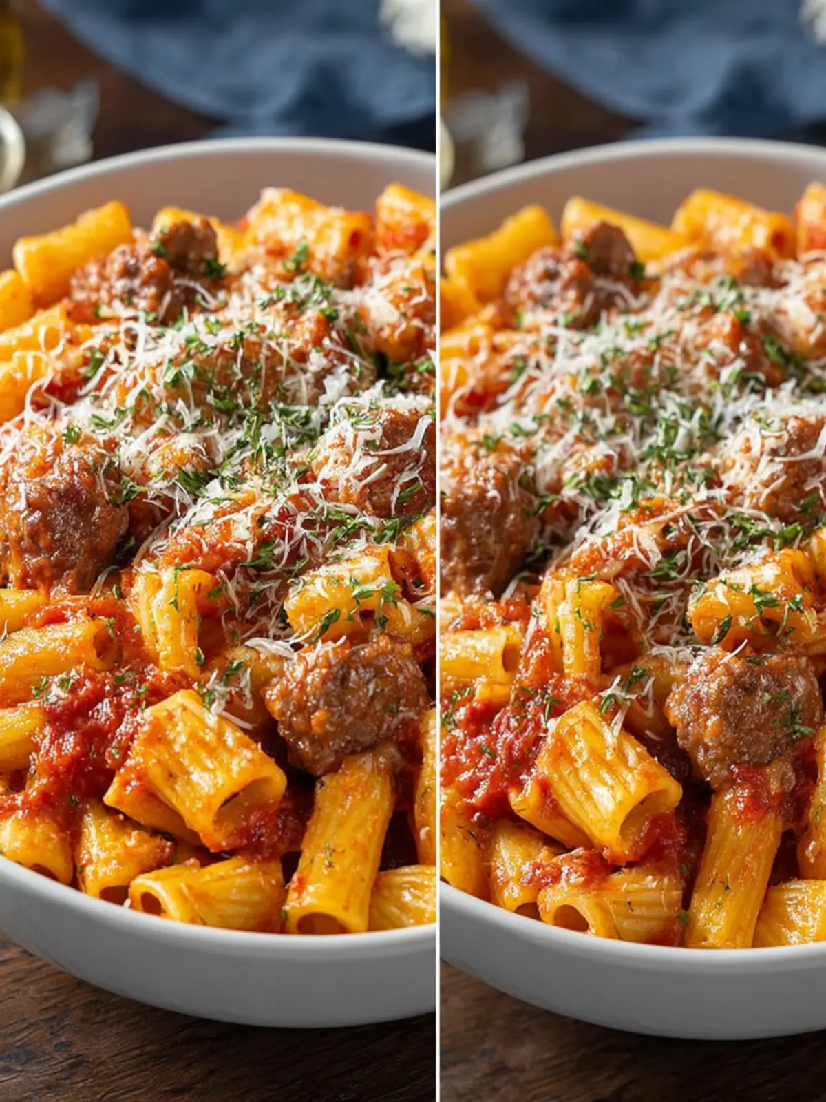 Spicy Sausage Rigatoni Dinner Recipe First Image