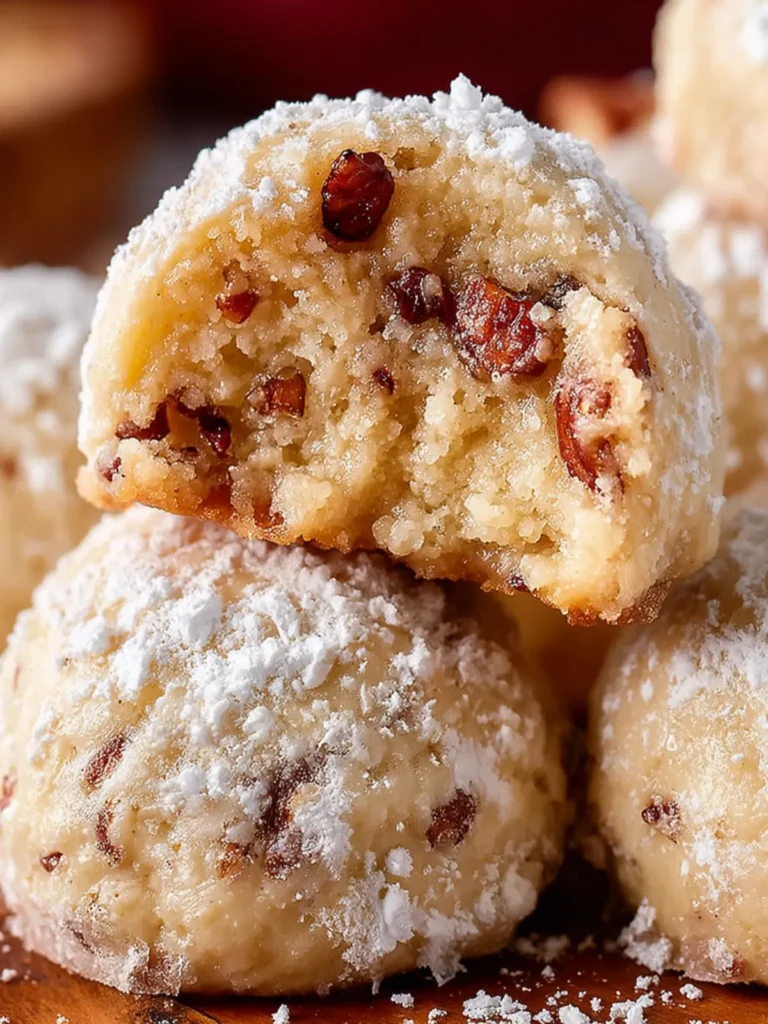 Pecan Snowball Cookies First Image