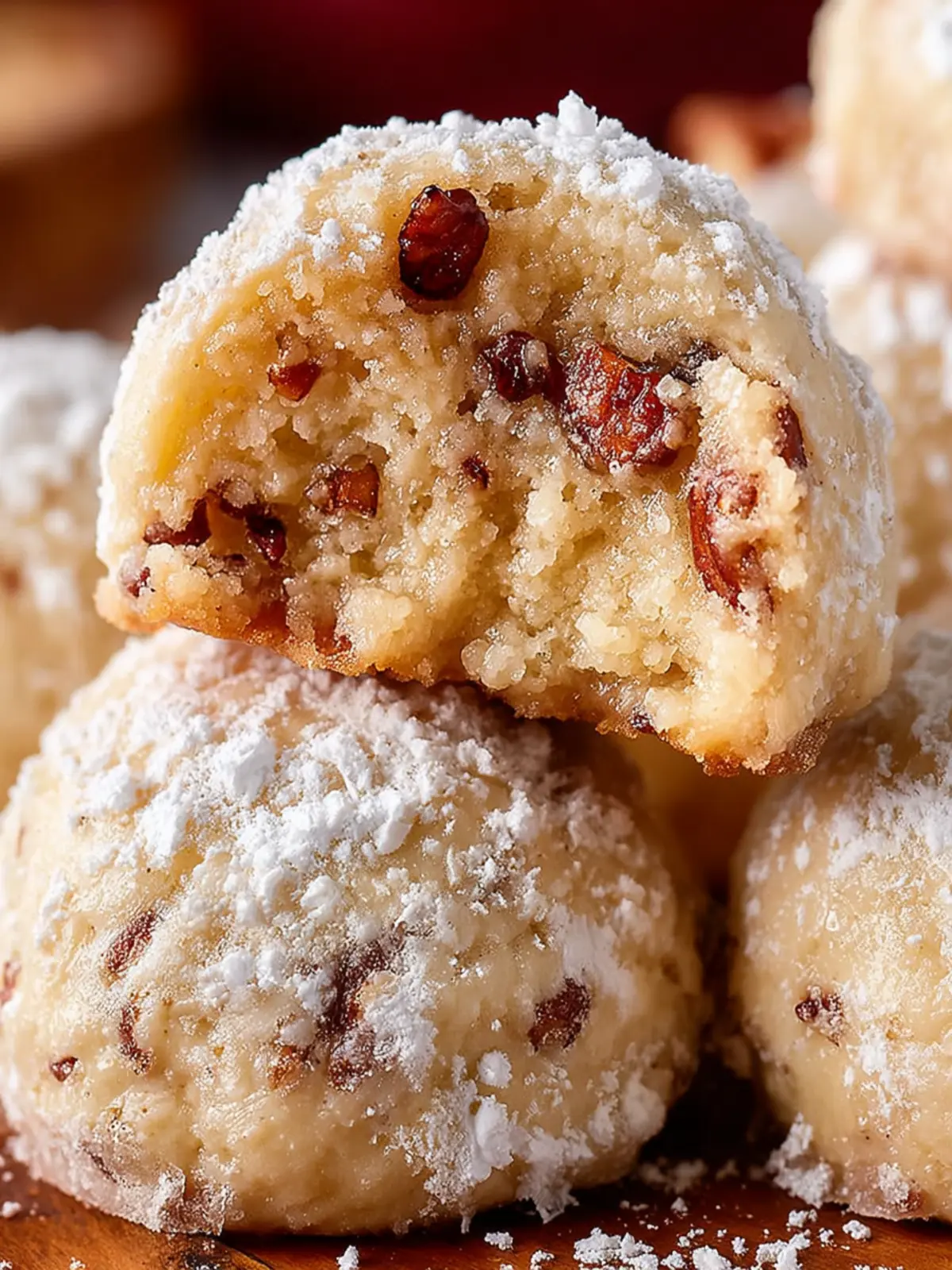 Pecan Snowball Cookies First Image