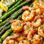Zesty Lemon Garlic Shrimp and Asparagus Delight First Image