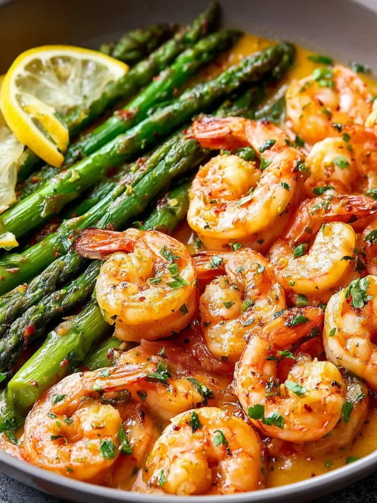 Zesty Lemon Garlic Shrimp and Asparagus Delight First Image