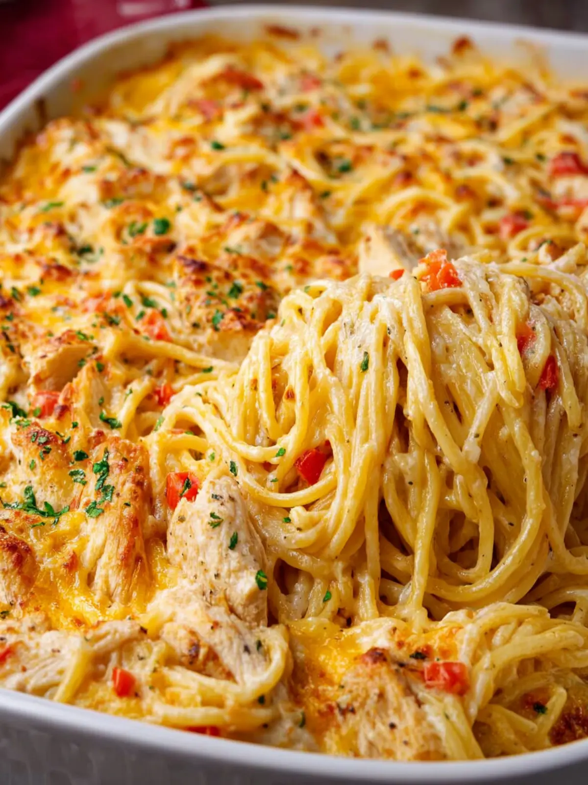 Baked Chicken Spaghetti First Image