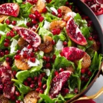 Best Christmas Salad with Pomegranate First Image