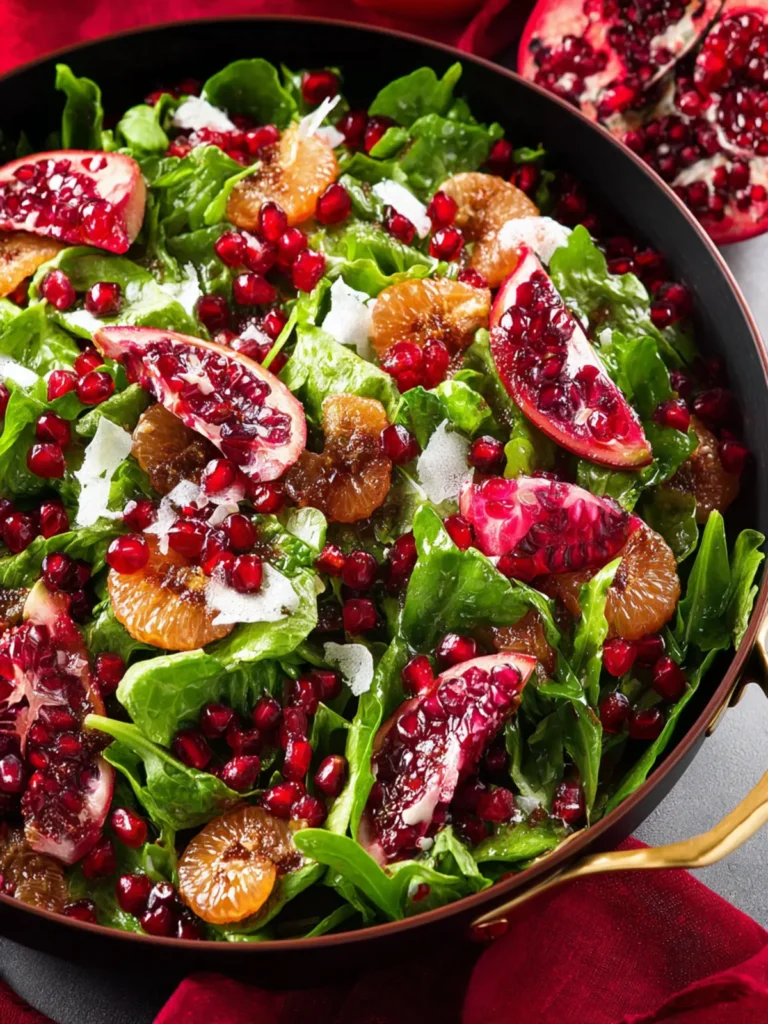 Best Christmas Salad with Pomegranate First Image