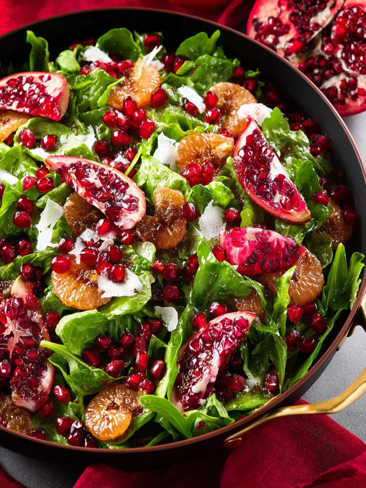 Best Christmas Salad with Pomegranate First Image