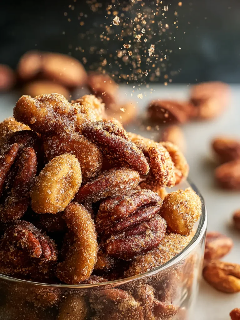 Irresistible Cinnamon Sugar Candied Nuts Recipe Delight First Image