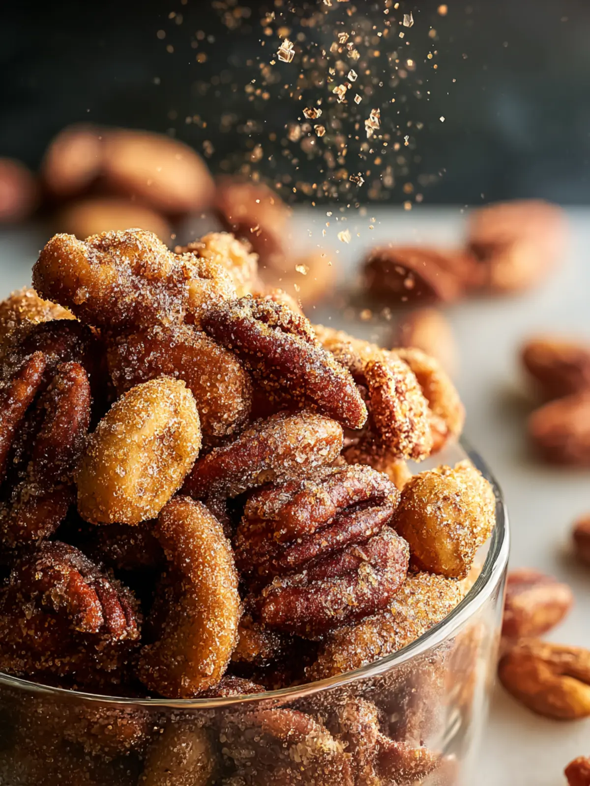 Irresistible Cinnamon Sugar Candied Nuts Recipe Delight First Image