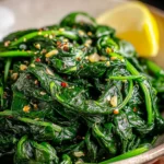 Irresistible Sautéed Garlic Spinach Recipe in 10 Minutes First Image