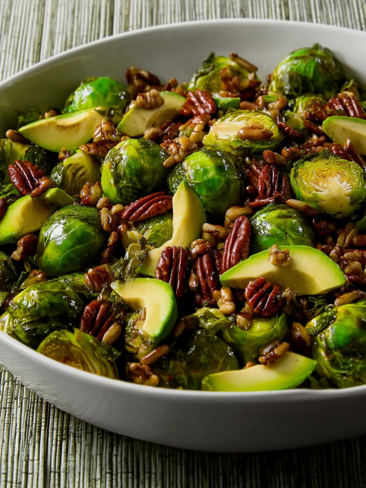 Brussels Sprouts with Avocados and Pecans First Image