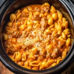 Cheesy Crockpot Goulash First Image