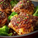 Chili Crunch Chicken Thighs First Image