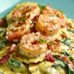 Creamy Tuscan Shrimp Ravioli First Image