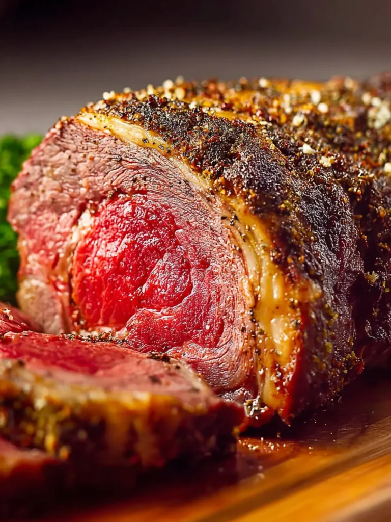 Easy Medium Rare Oven Roasted Prime Rib First Image