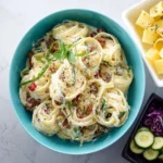 Easy Pasta with Yogurt Sauce First Image