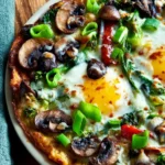 Egg-Crust Vegetarian Breakfast Pizza First Image