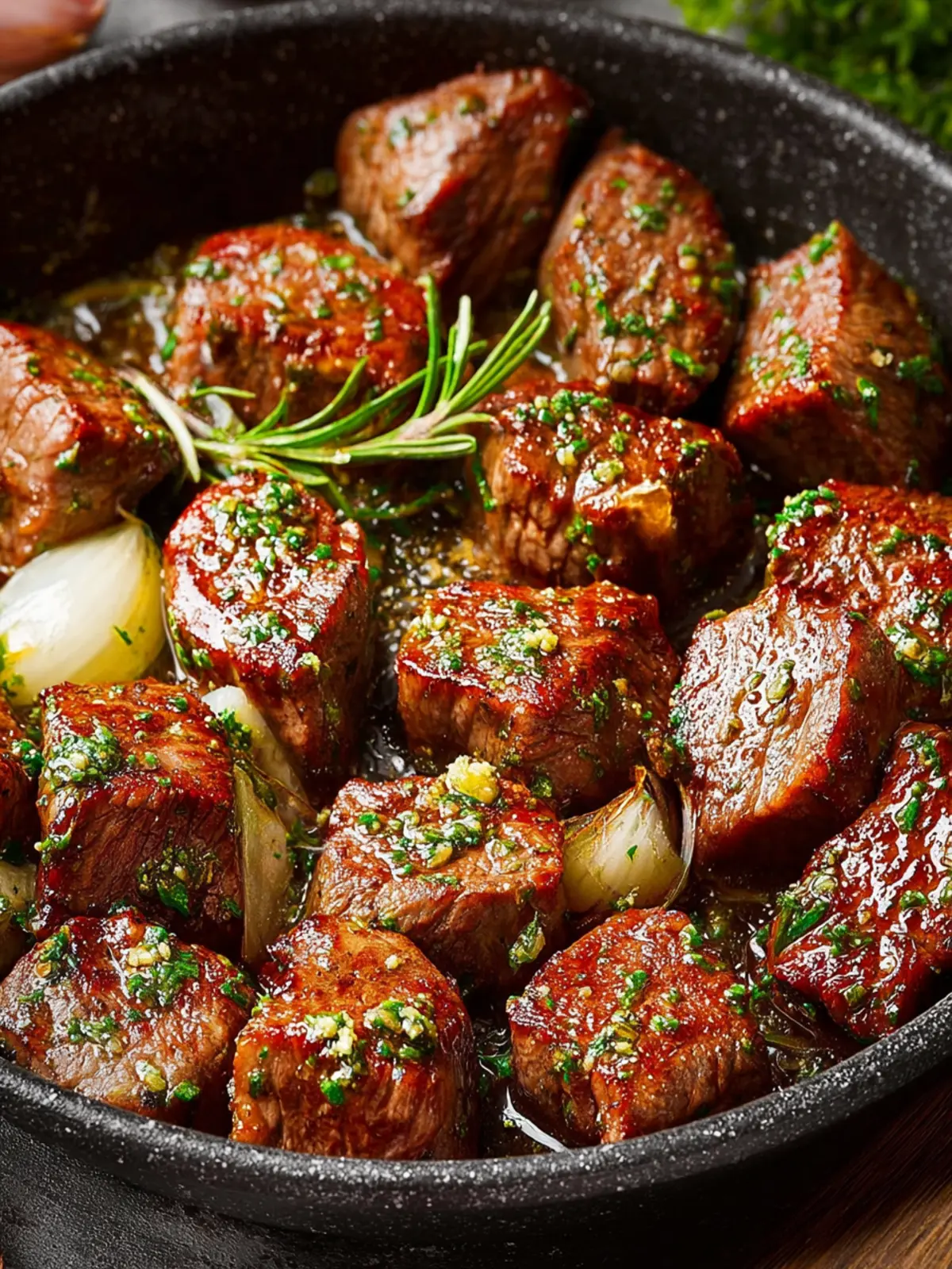 Garlic Butter Steak Bites First Image