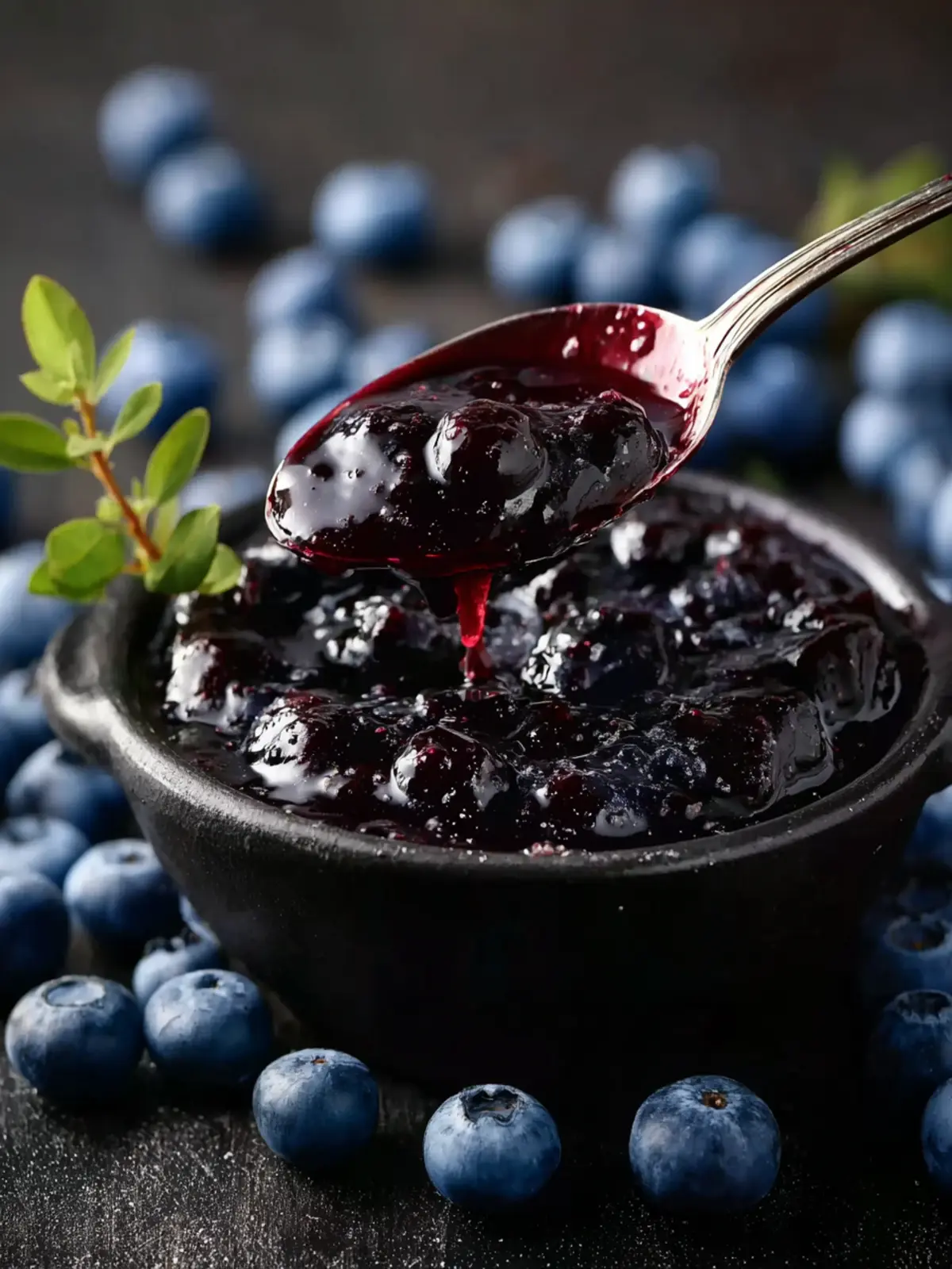 Homemade Blueberry Sauce First Image