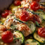 Mediterranean Chicken Zucchini Bake First Image