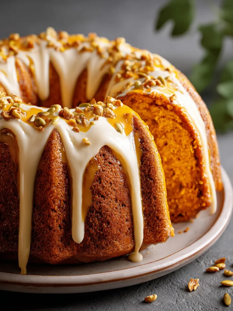 Pumpkin Cream Cheese Bundt Cake First Image