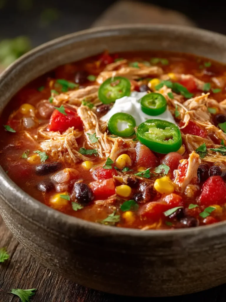 Slow Cooker Chicken Chili First Image