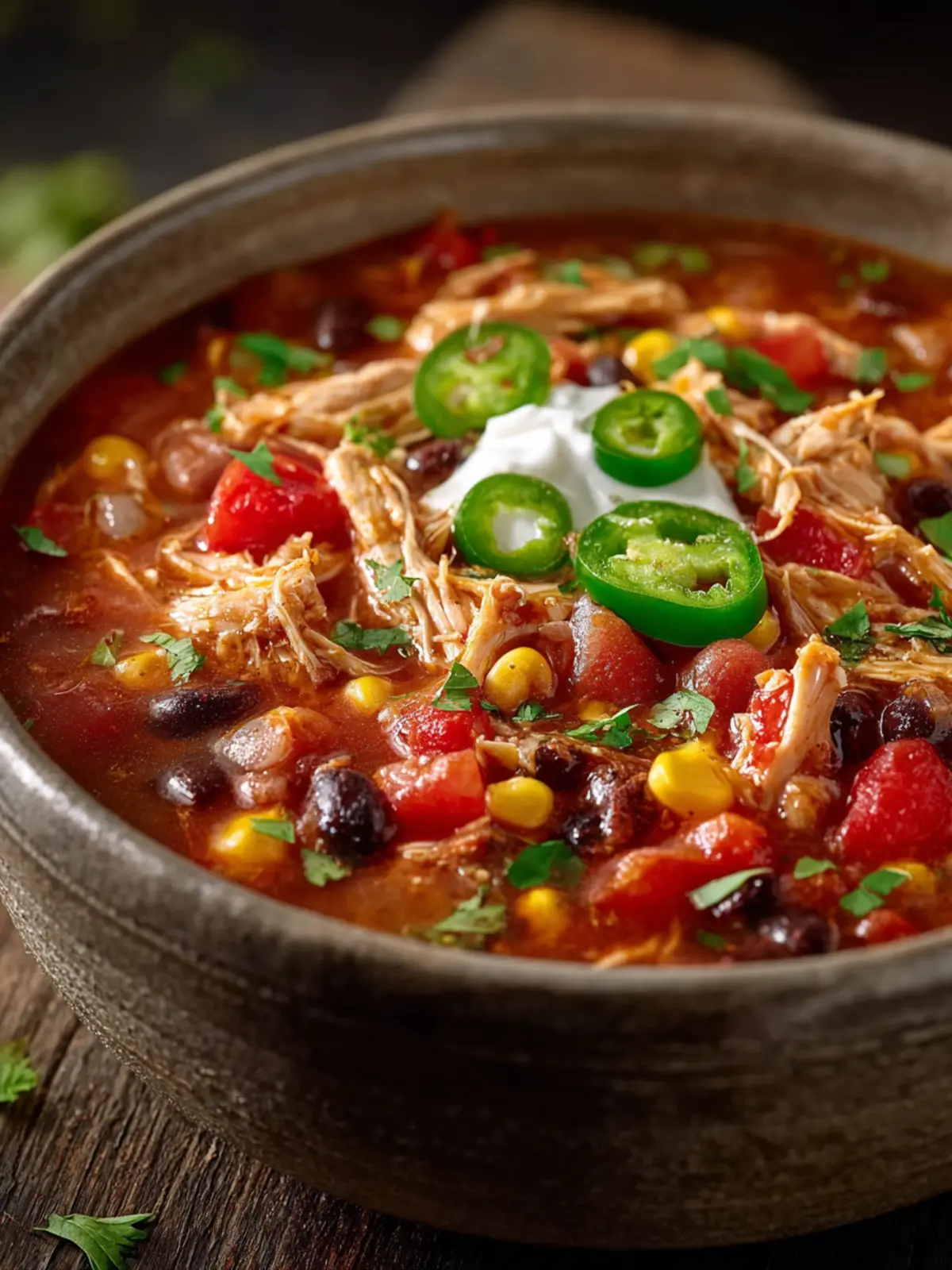 Slow Cooker Chicken Chili First Image