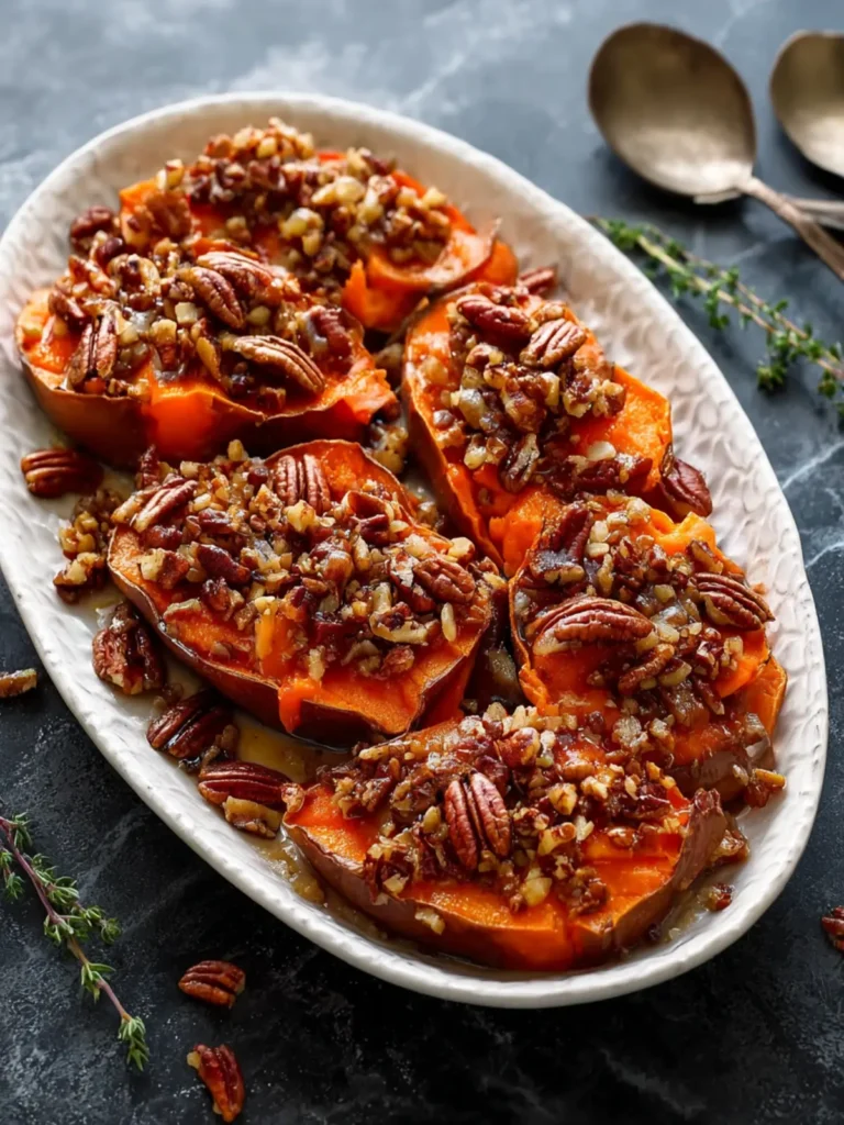 Sweet Potatoes with Maple Pecans First Image