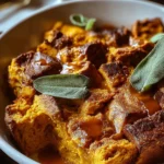 Irresistible Pumpkin Sage Bread Pudding Recipe Delight First Image
