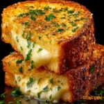 Garlic Bread Grilled Cheese First Image