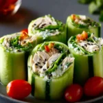 Best Chicken Salad Cucumber Roll Ups First Image