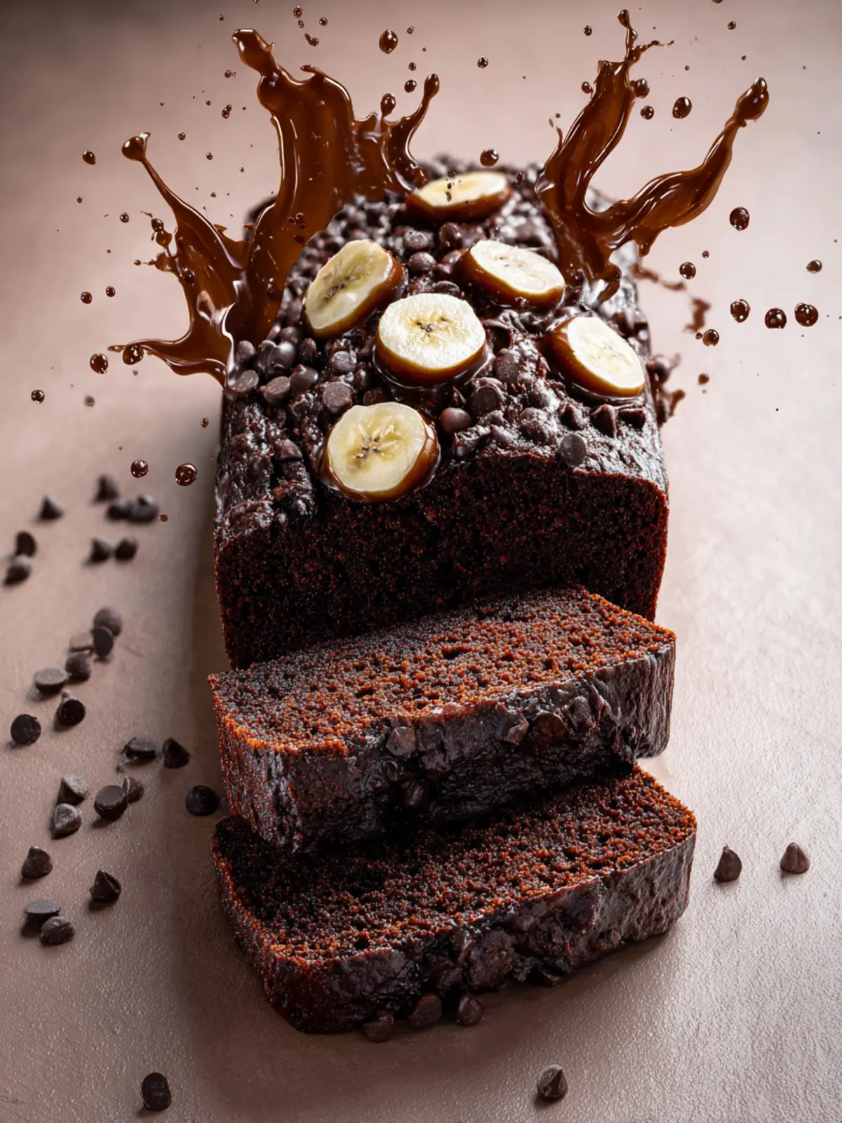 Chocolate Banana Bread First Image