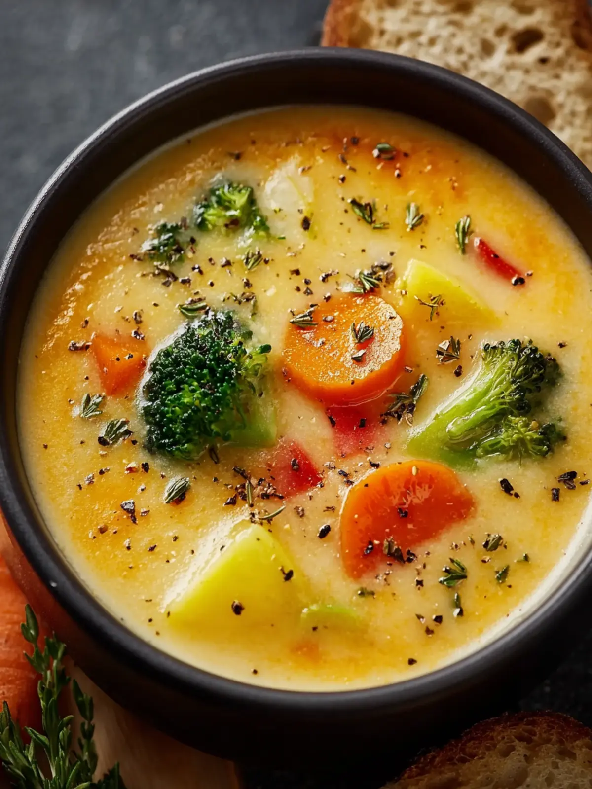 Creamy Vegetable Soup First Image