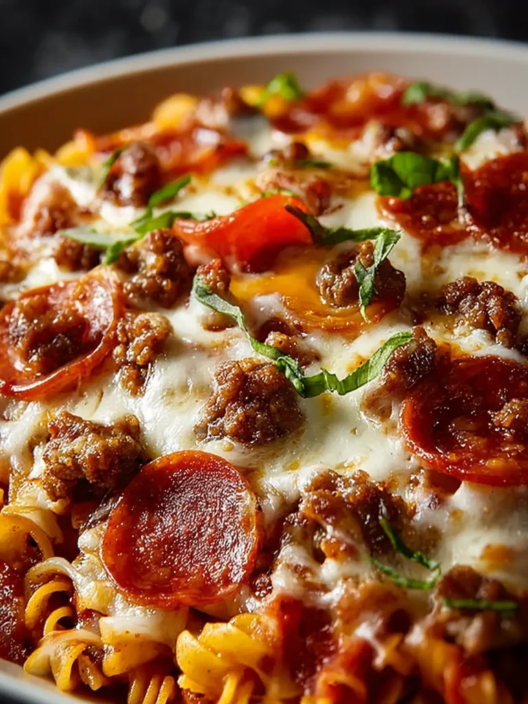 Crockpot Pizza Casserole First Image