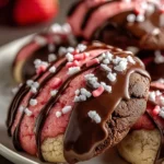 Decadent Chocolate Covered Strawberry Cookies First Image