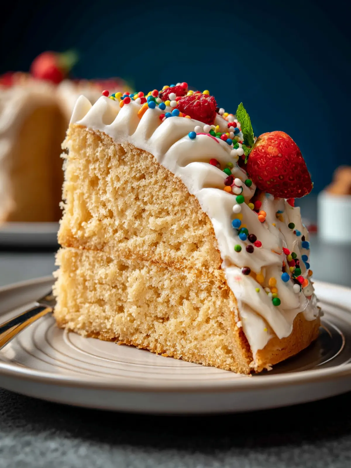 Delightful Vegan Gluten Free Vanilla Cake Recipe First Image
